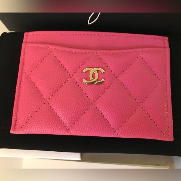 Chanel Pink Quilted Card Holder - Picture 5 of 7
